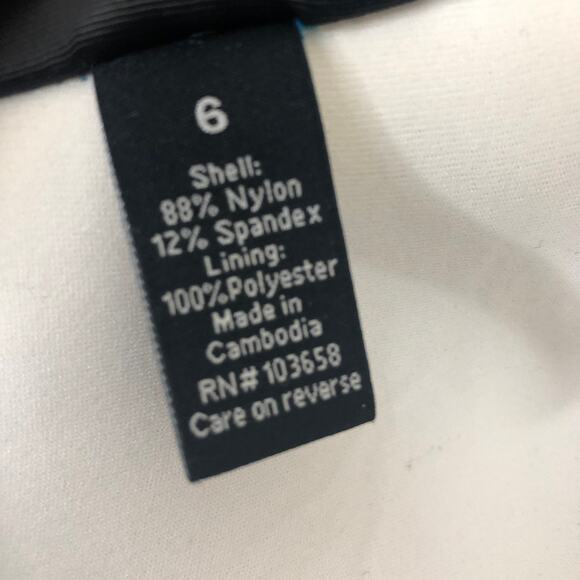 NEW Apt. 9 Bikini Top Womens 6 Blue Push Up Underwire Swim Summer Beach Pool - Picture 6 of 7